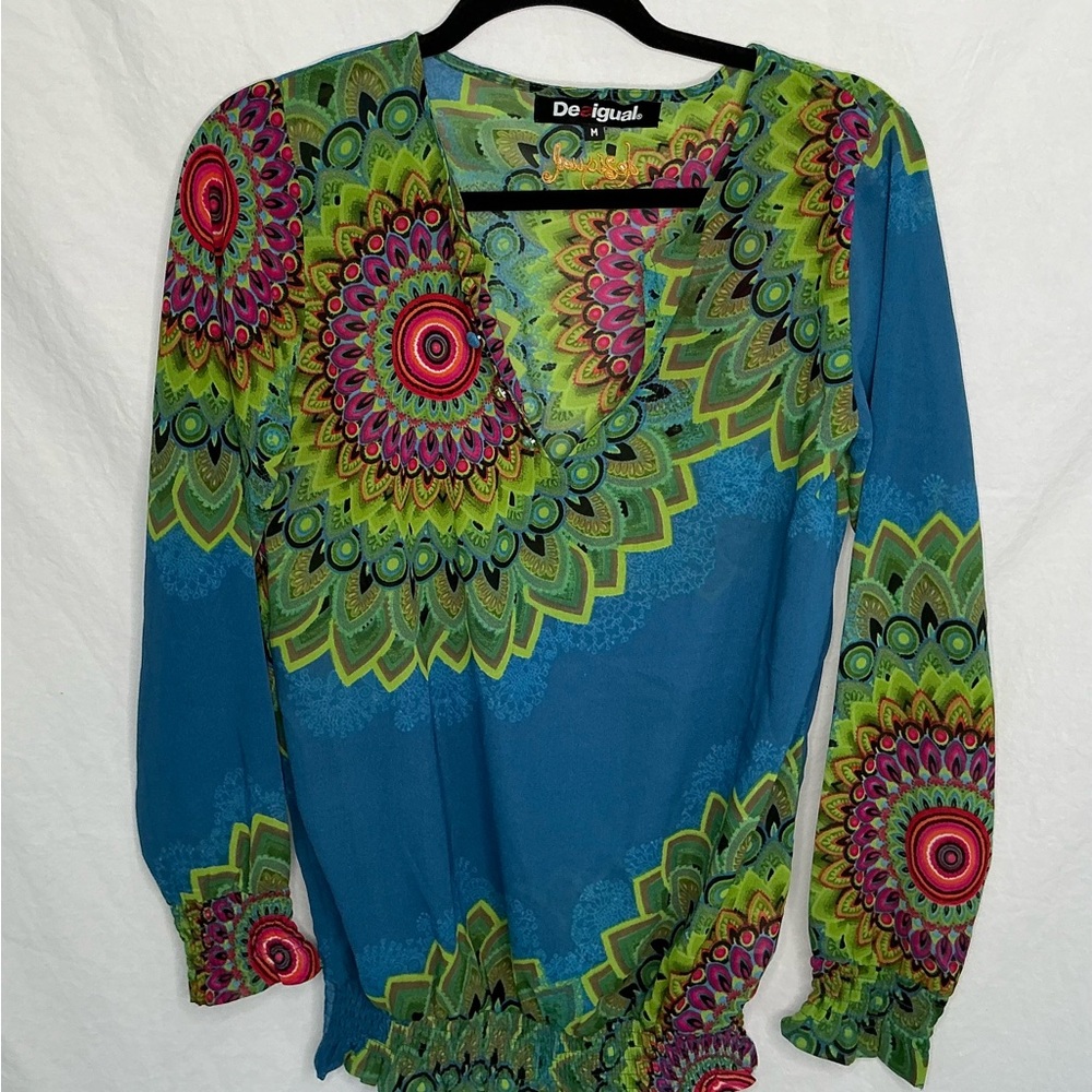 Desigual Multicolor Patterned Blouse - image 1